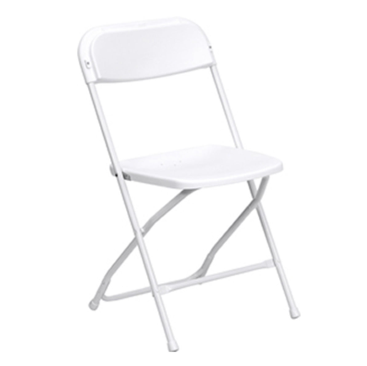 Kids White Plastic Folding Chair