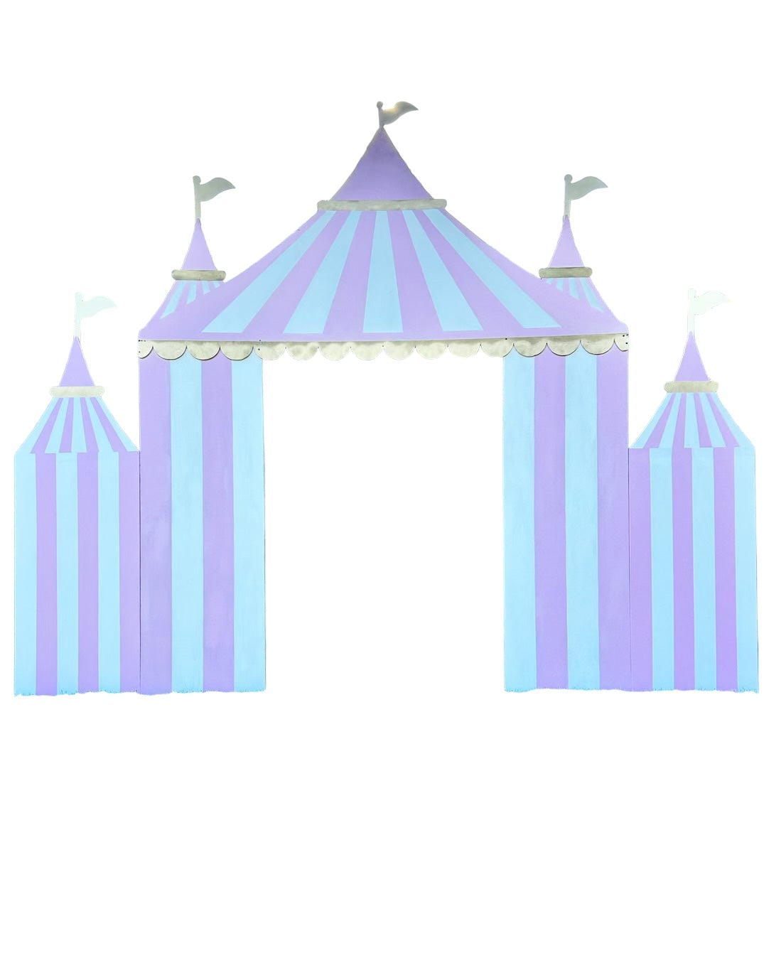 Double Pink Circus / Carnival Tent Backdrop