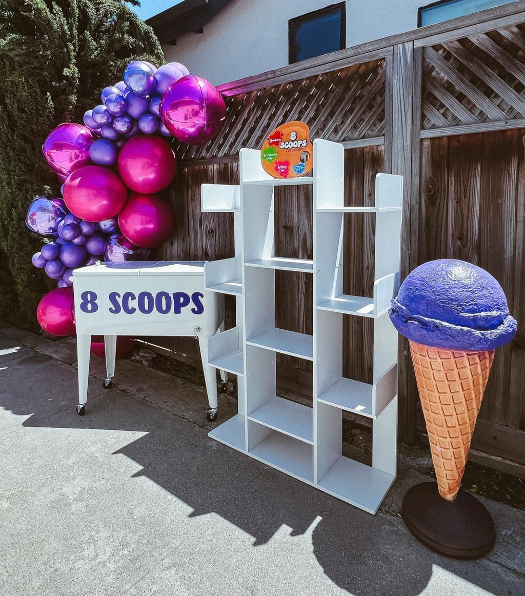 Purple Ice Cream Cone