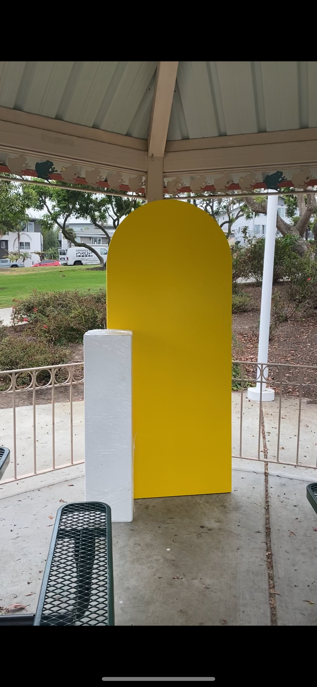 Yellow Arch Backdrop
