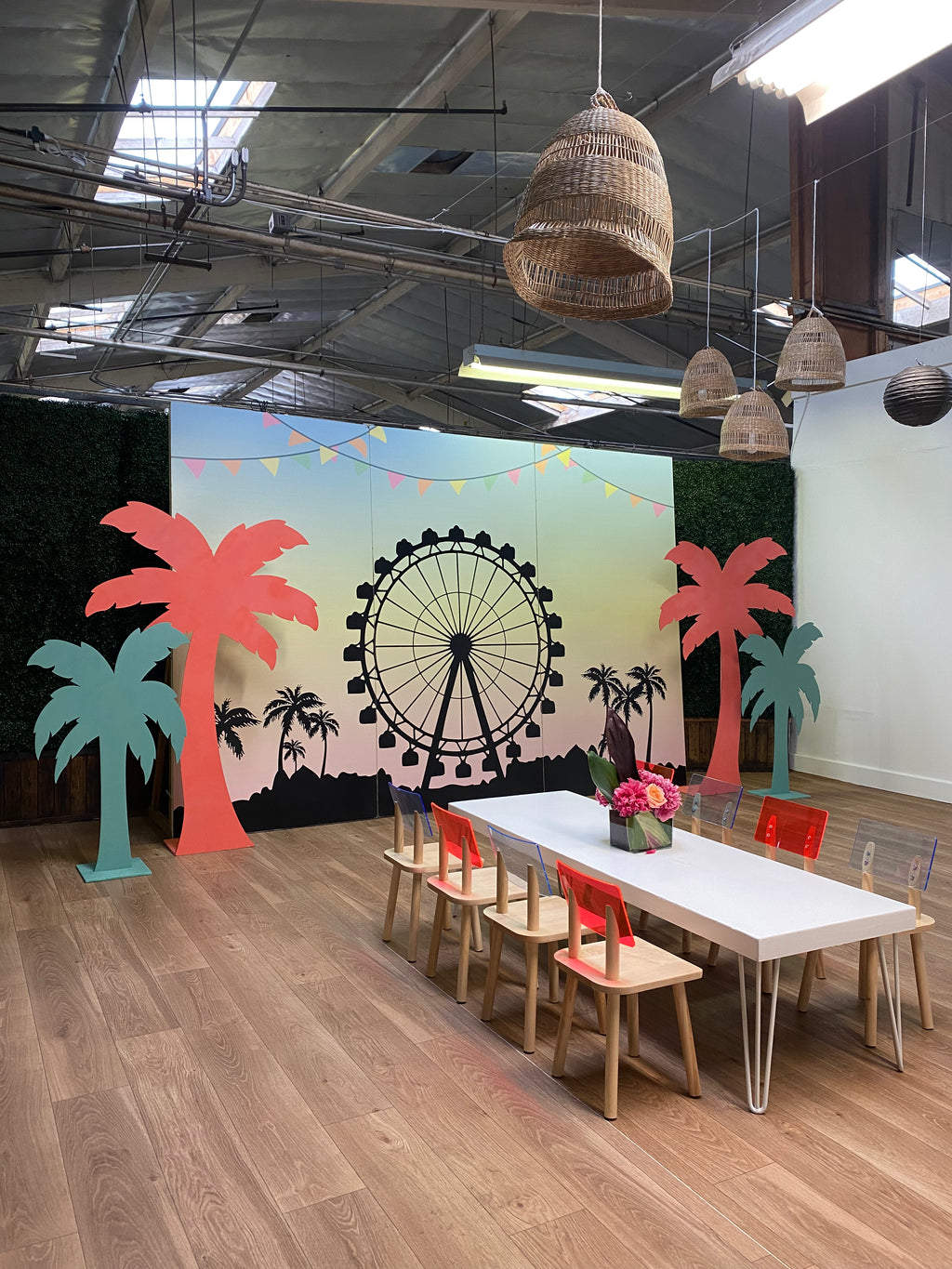 Kids Tangerine Transparent Modern Day Chair