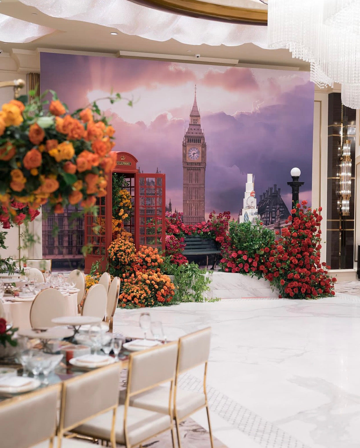 Large Red British Telephone Booth