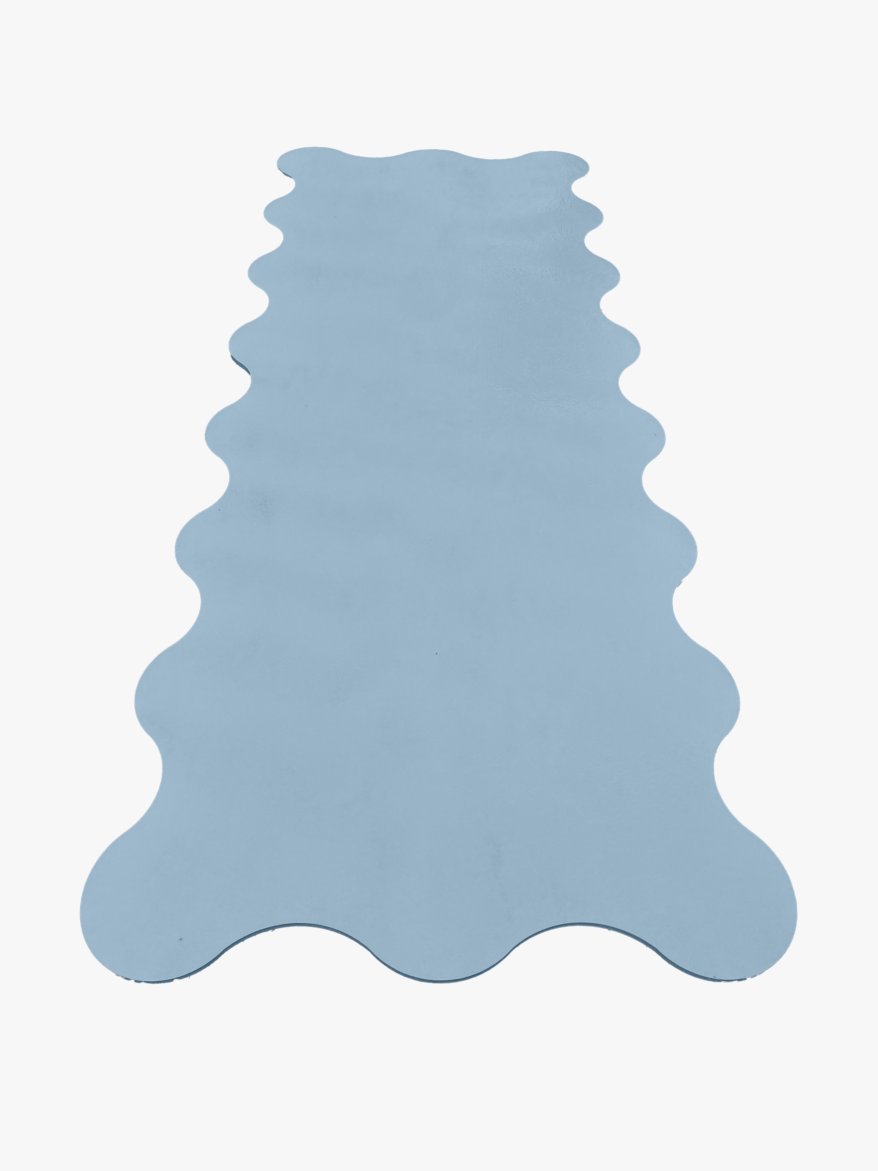 Kids Light Blue Wavy Table