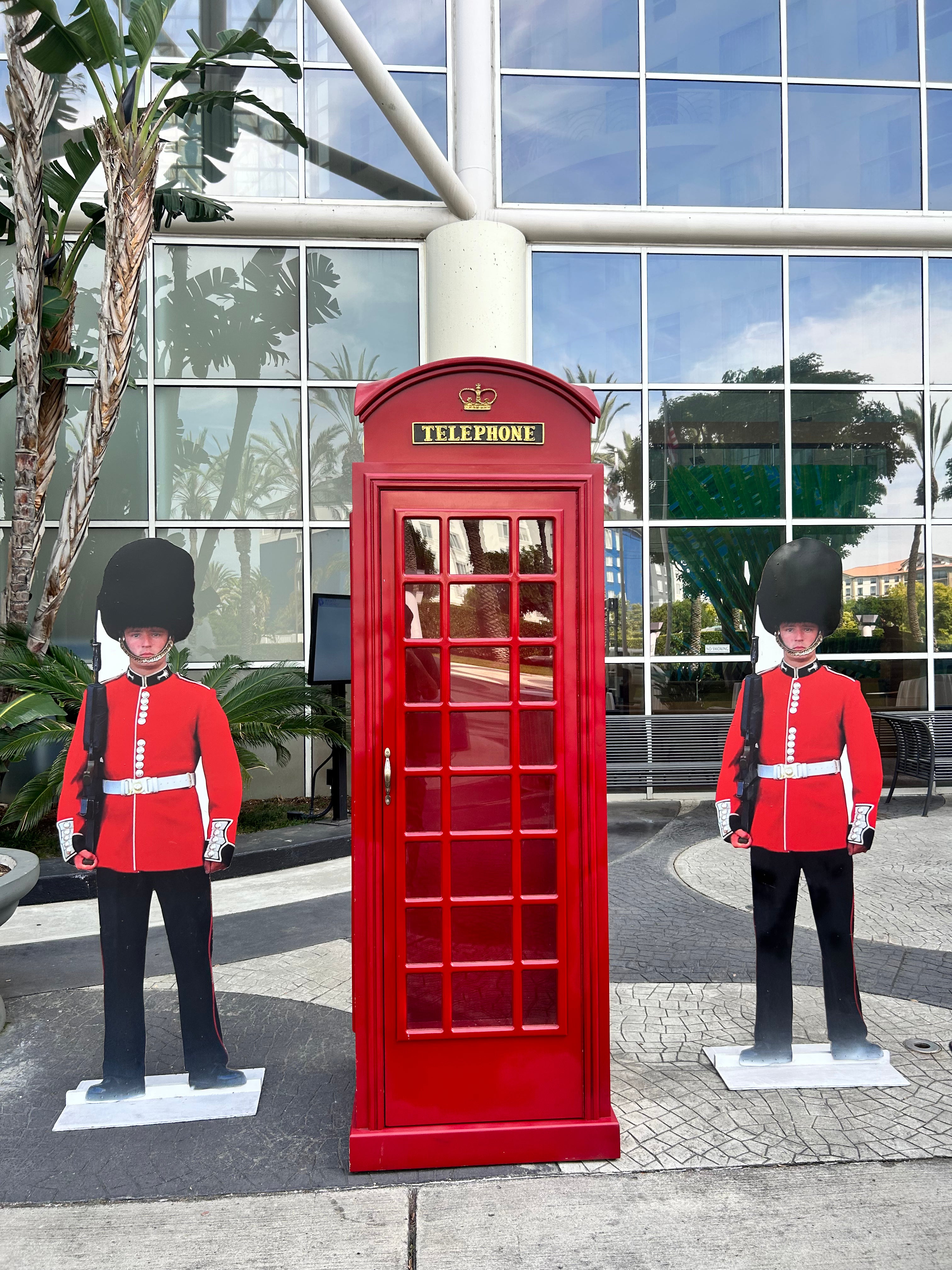 Large Red British Telephone Booth