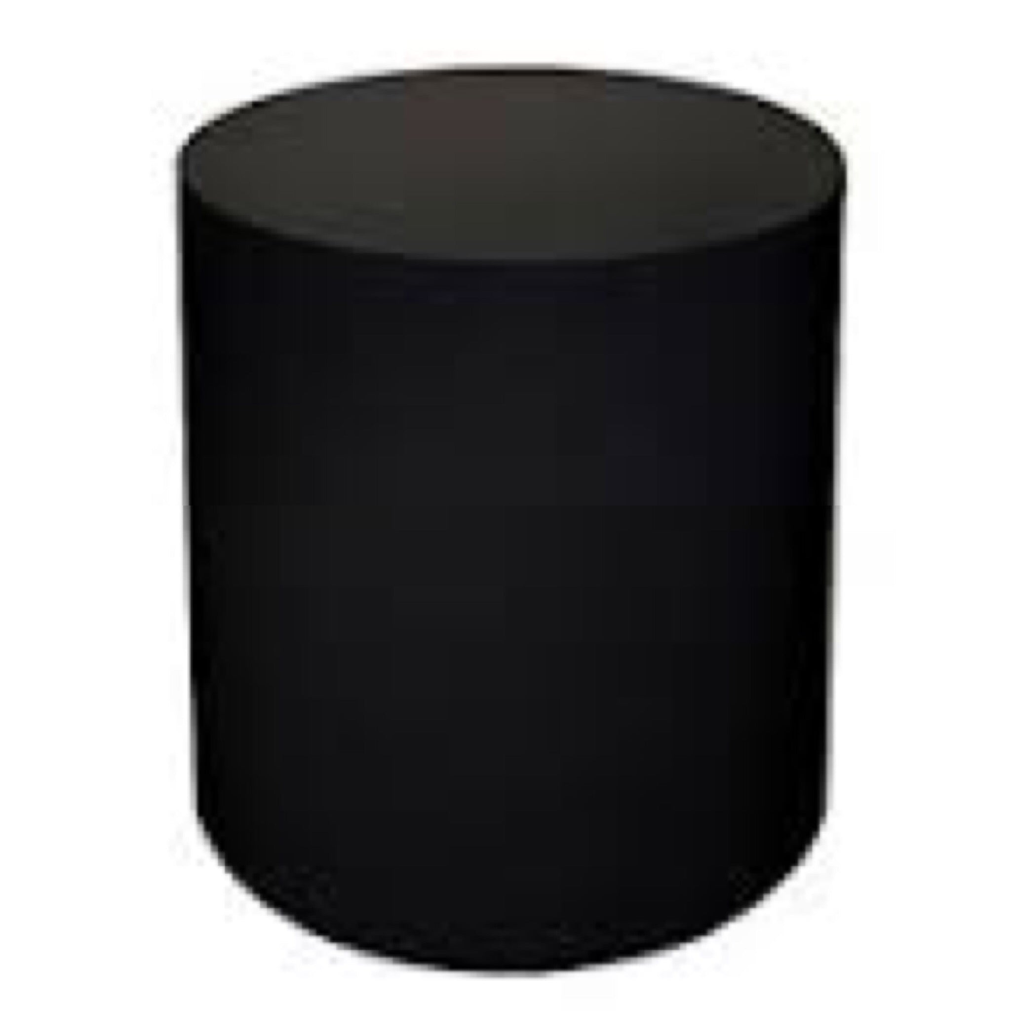 3 Foot Black Cylinder Table