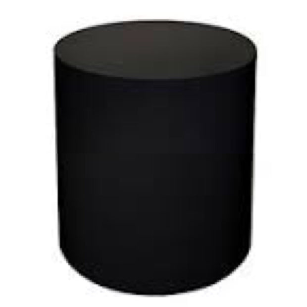 Black Cylinder Table (3 Feet)