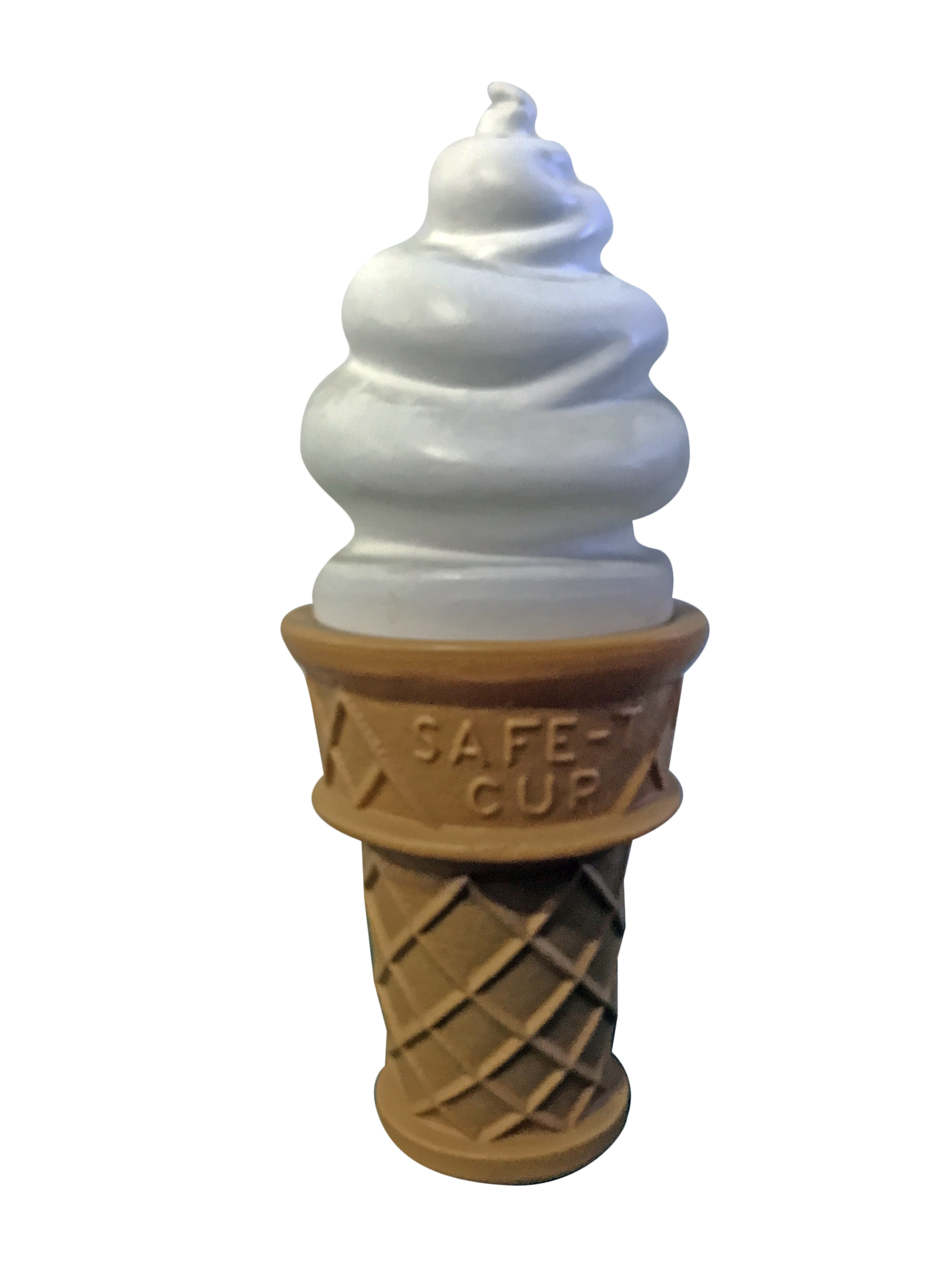 Small Vanilla Ice Cream Swirl Cone
