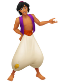Aladdin Wood Cut Out Standee