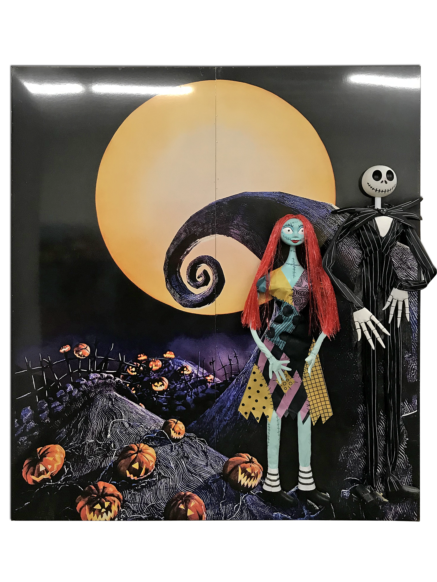 3D Nightmare Before Christmas Backdrop