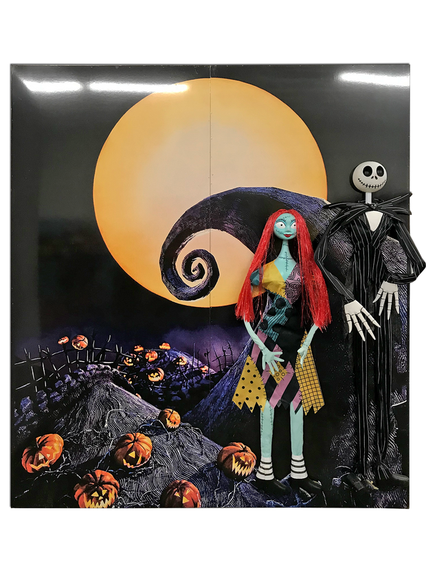 3D Nightmare Before Christmas Backdrop