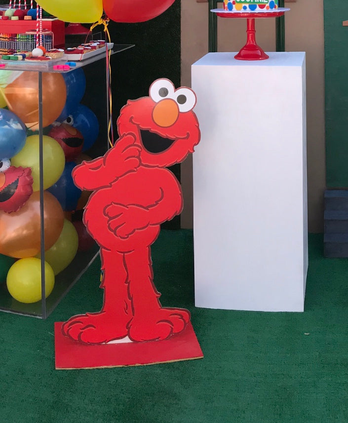 Elmo Wood Cut Out Standee