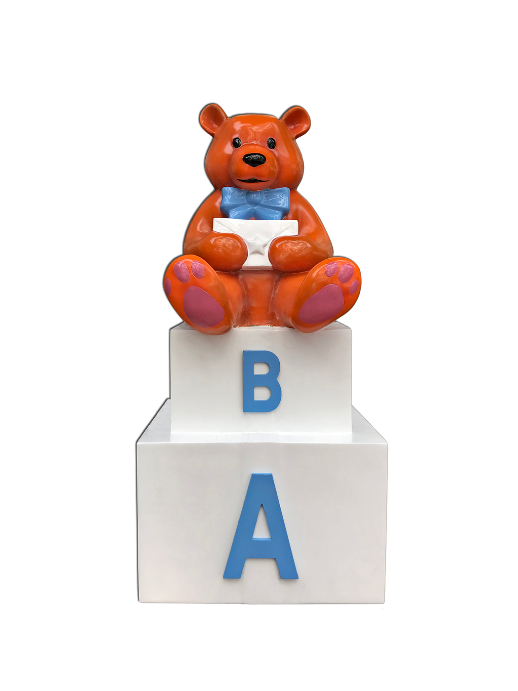 Blue Baby Block Teddy Bear