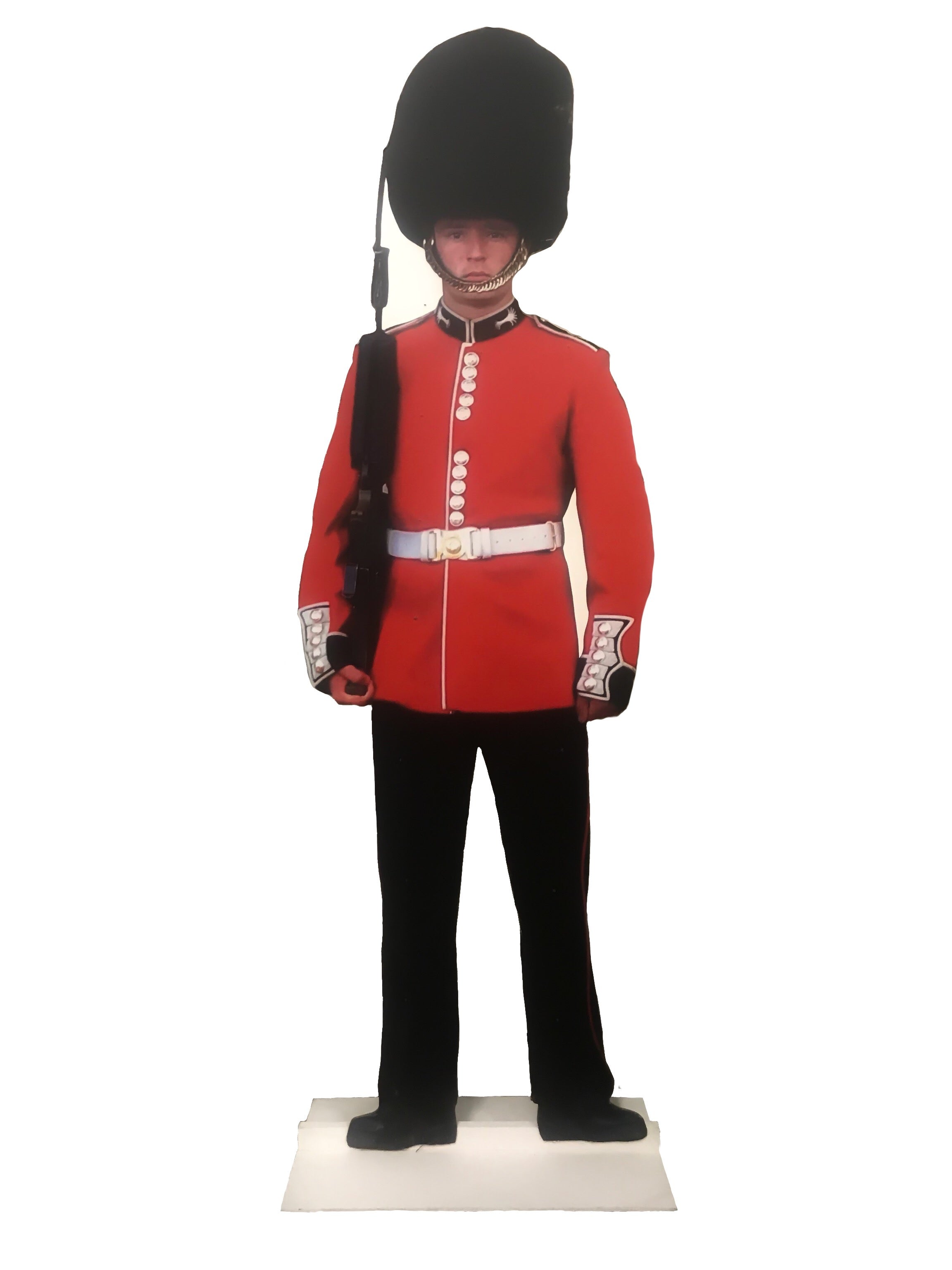 British Soldier Wood Cut Out Standee