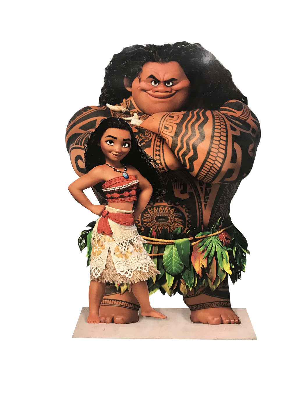 Moana & Maui Wood Cut Out Standee