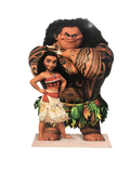 Moana & Maui Wood Cut Out Standee