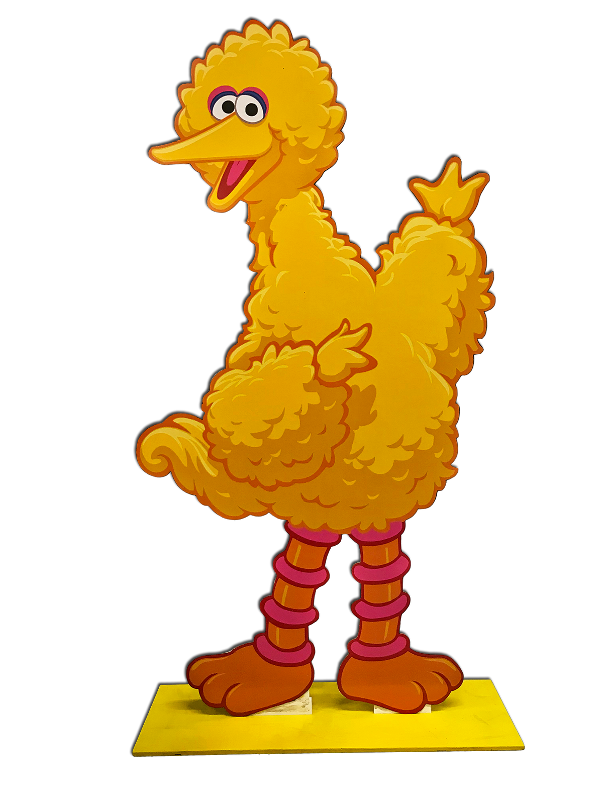 Big Bird Wood Cut Out Standee