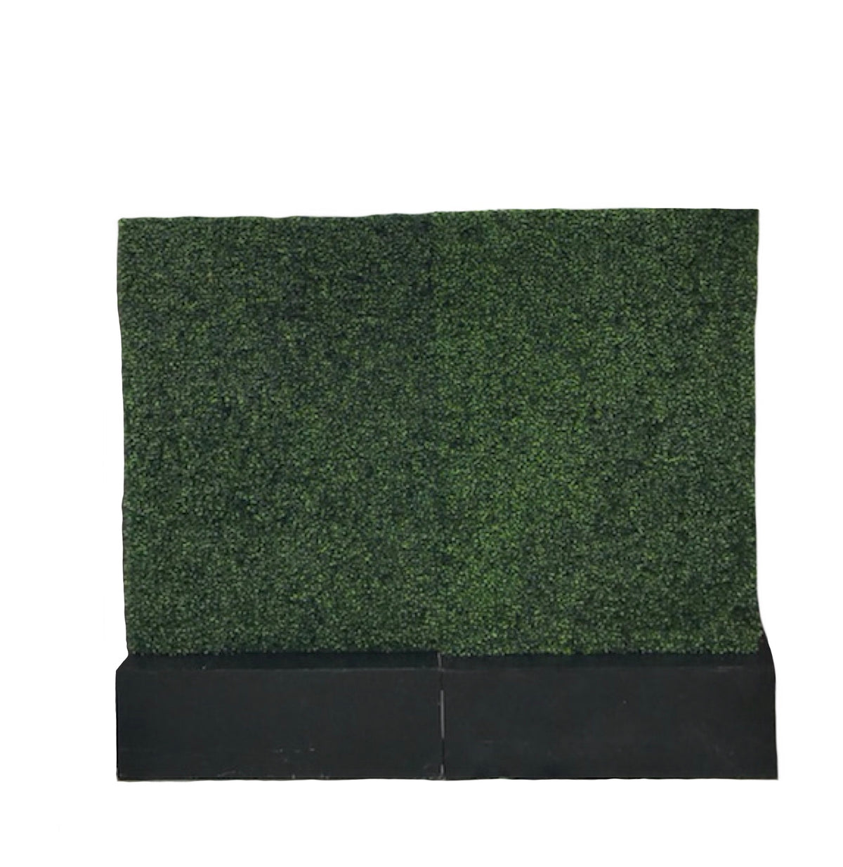 Hedge Wall With Black Base