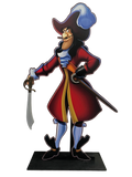 Captain Hook Wood Cut Out Standee