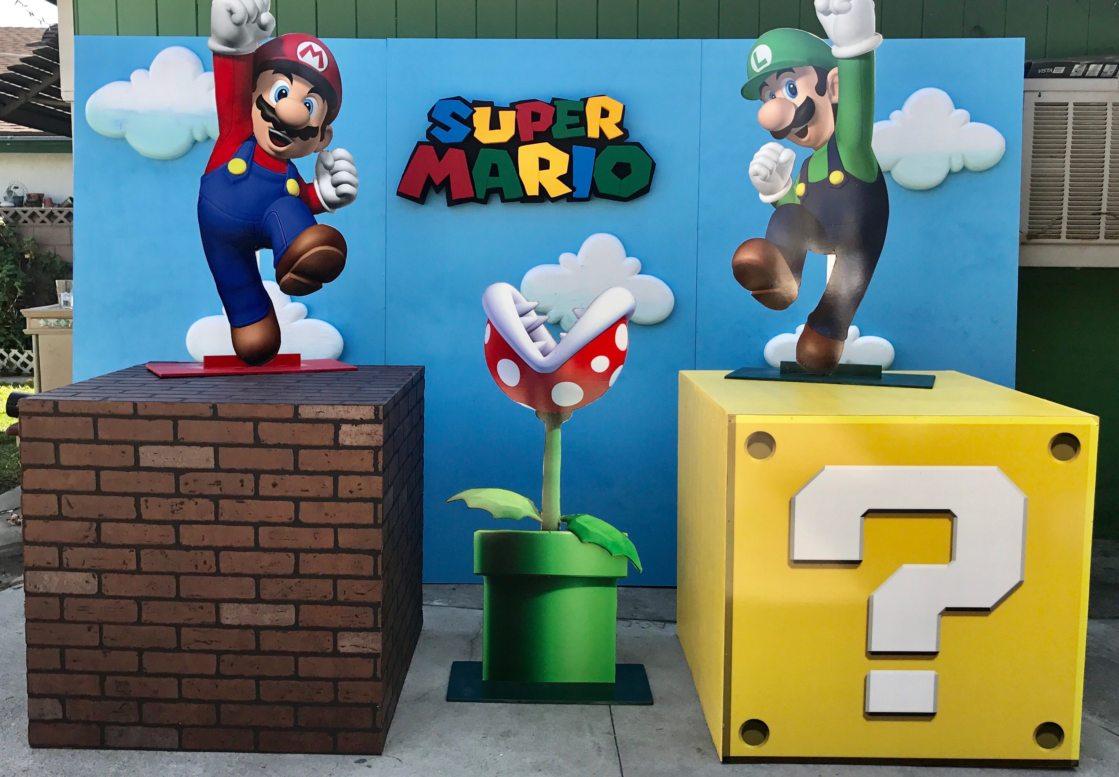 Super Mario Wood Cut Out Standee