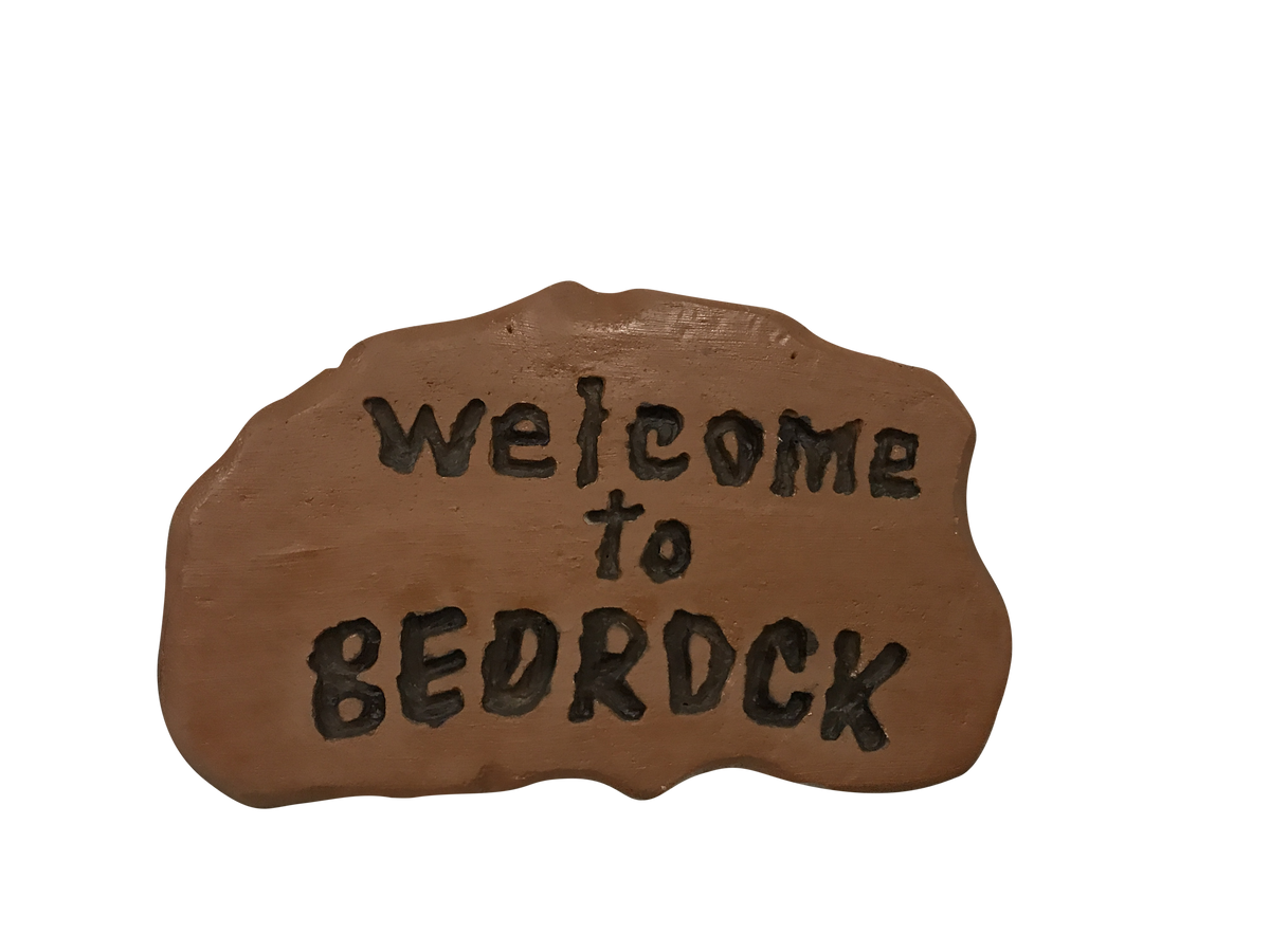 Welcome To Bedrock Stand