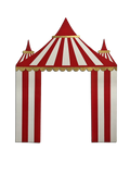 Red Circus / Carnival Tent Backdrop