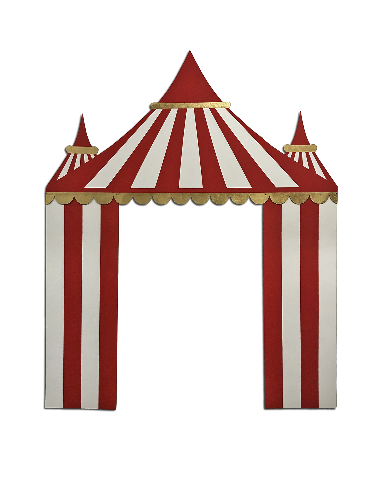 Red Circus / Carnival Tent Backdrop