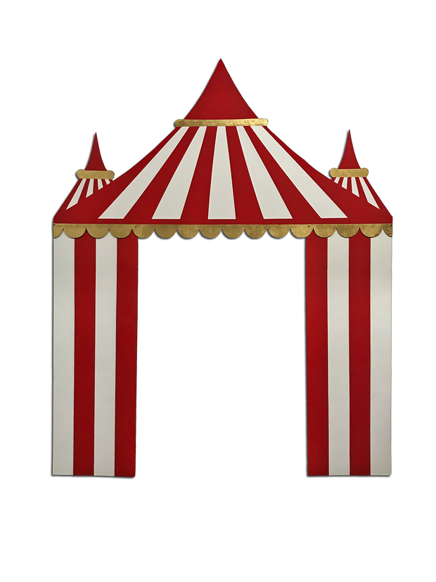 Red Circus / Carnival Tent Backdrop