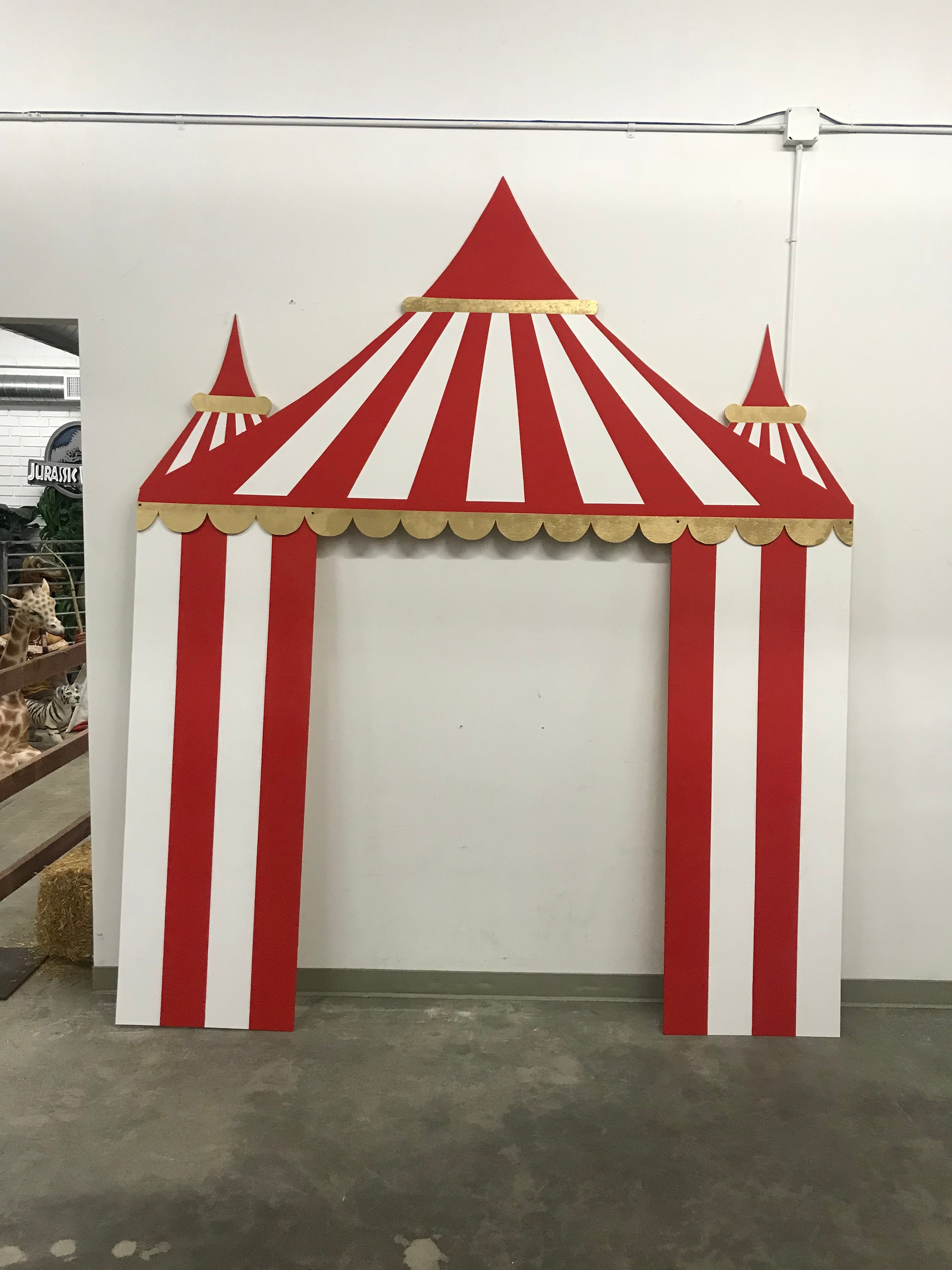 Red Circus / Carnival Tent Backdrop