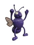 Purple Flying Bug