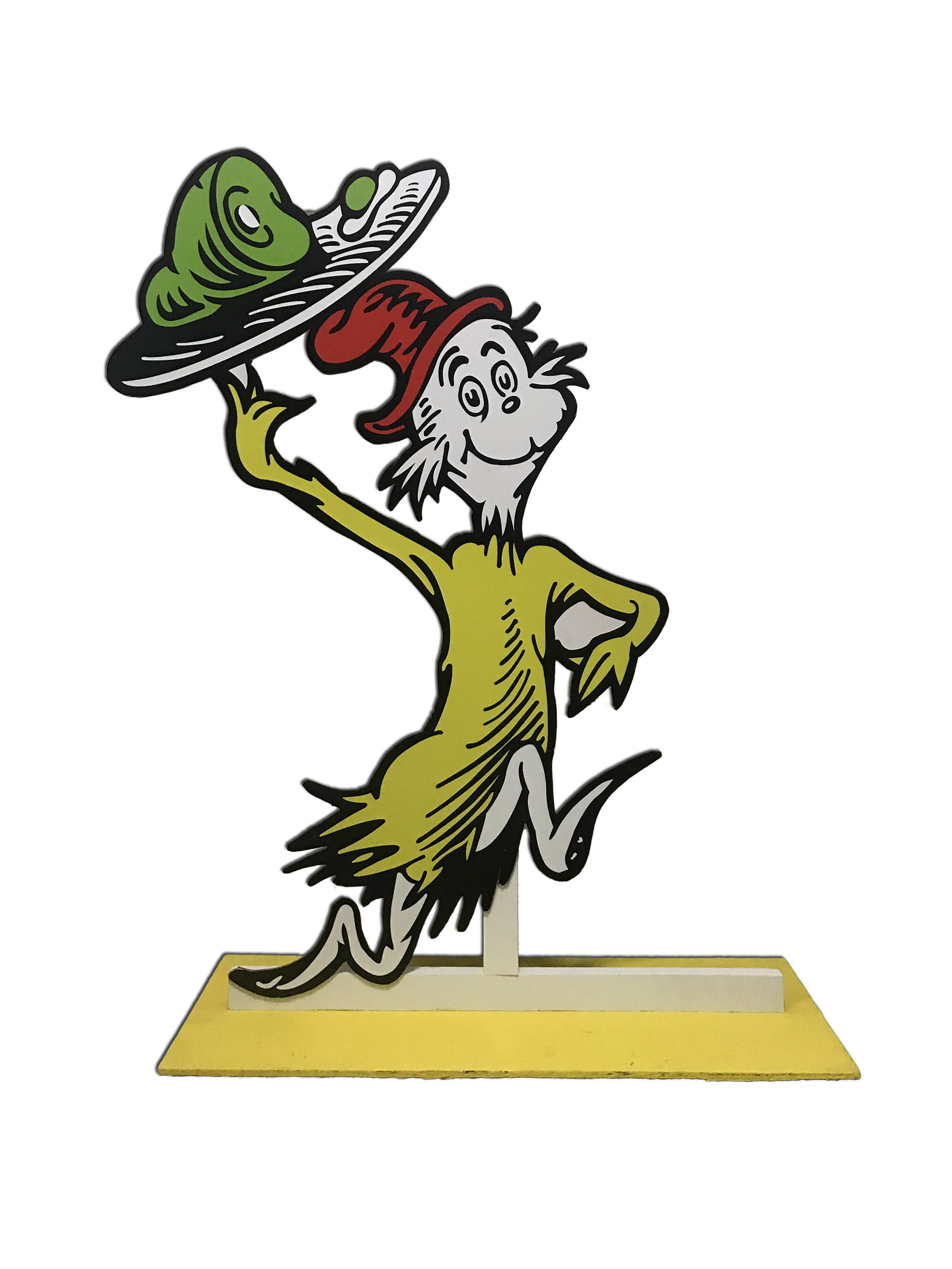 Sam I am Wood Cut Out Standee