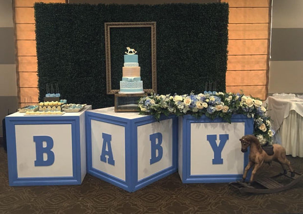 Blue Baby Block Table