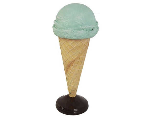 Mint Ice Cream Cone
