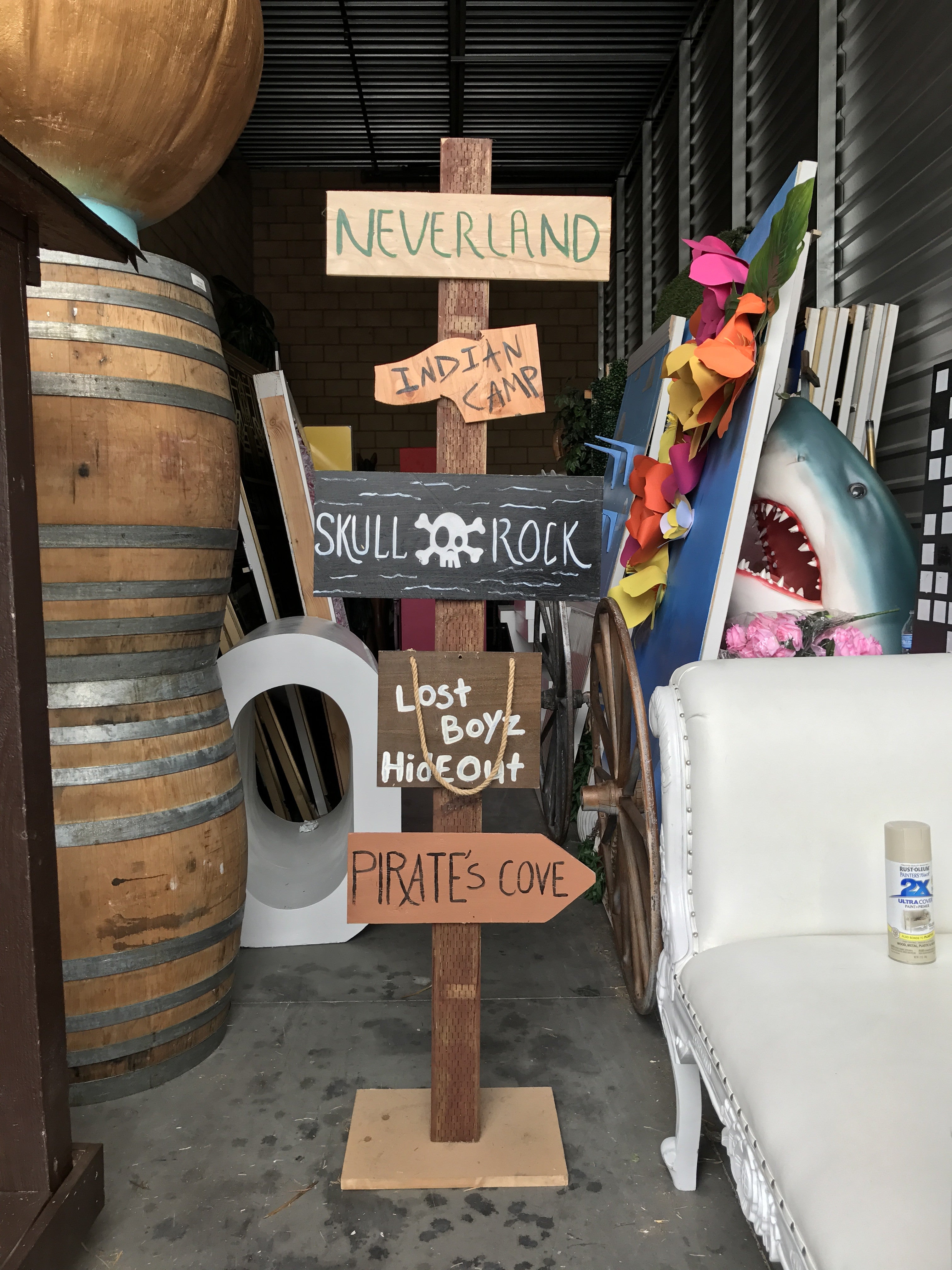Neverland Peter Pan Welcome Sign