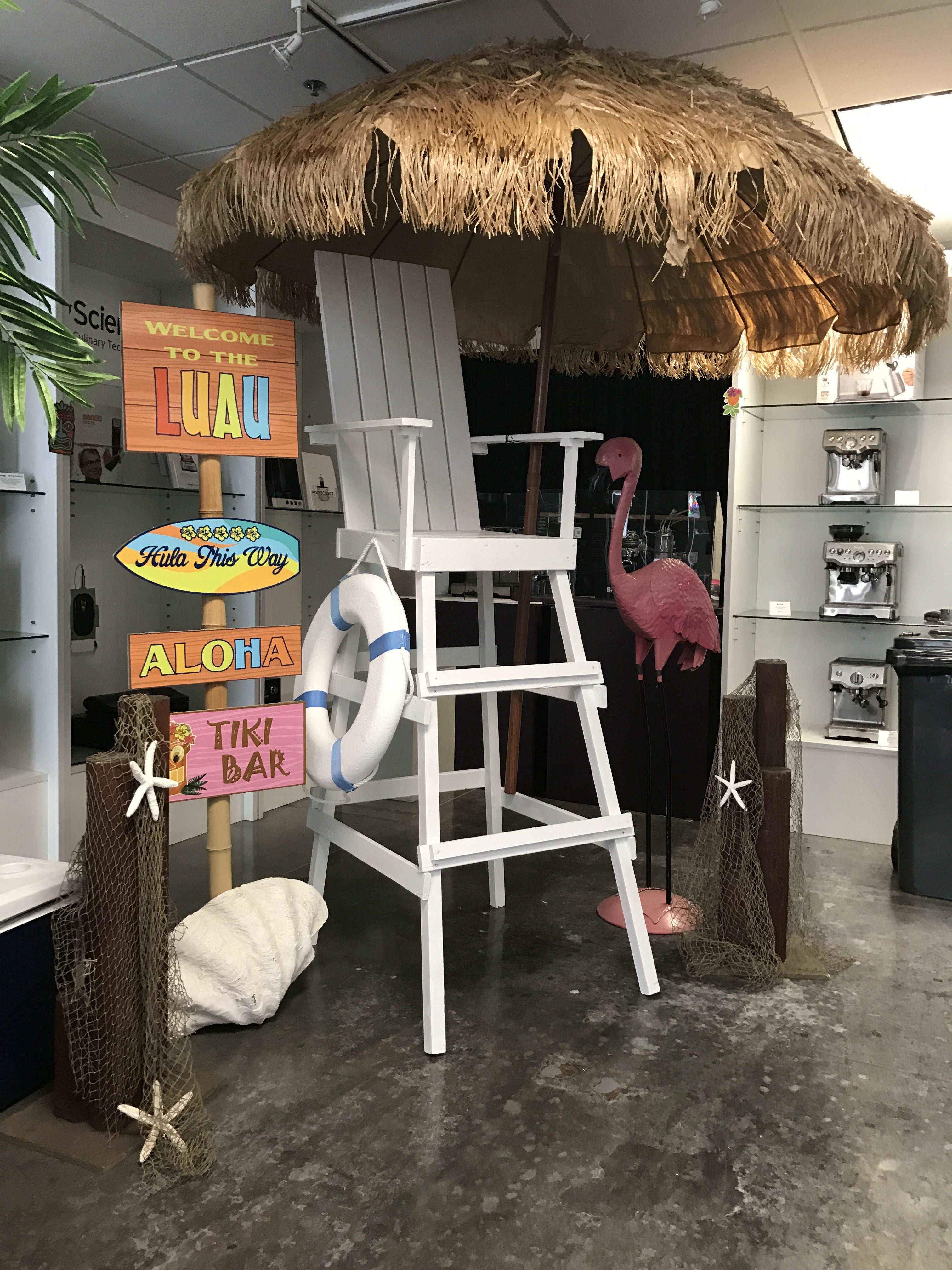 Tiki Umbrella With Base
