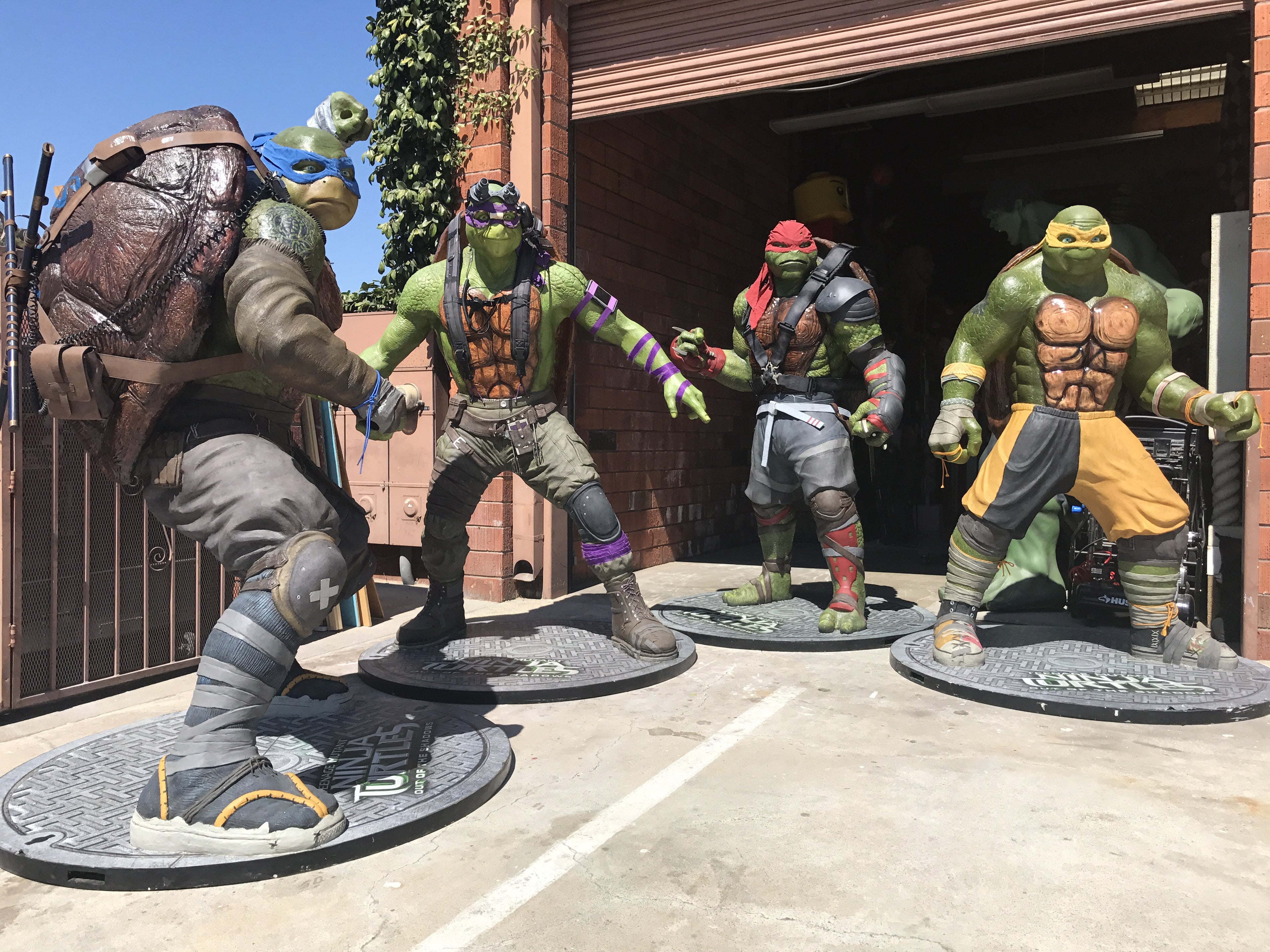 Four Teenage Mutant Ninja Turtles