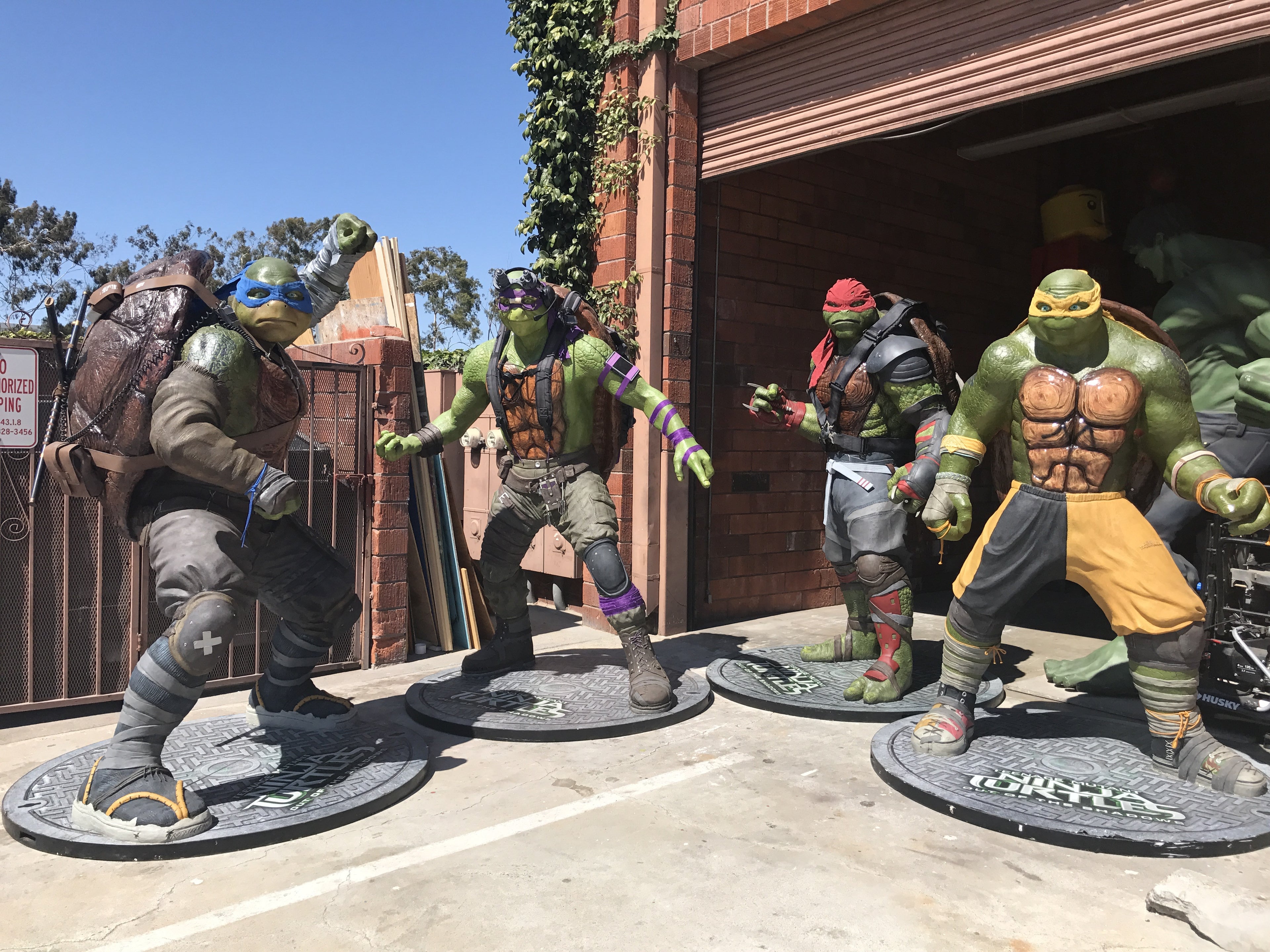 Four Teenage Mutant Ninja Turtles