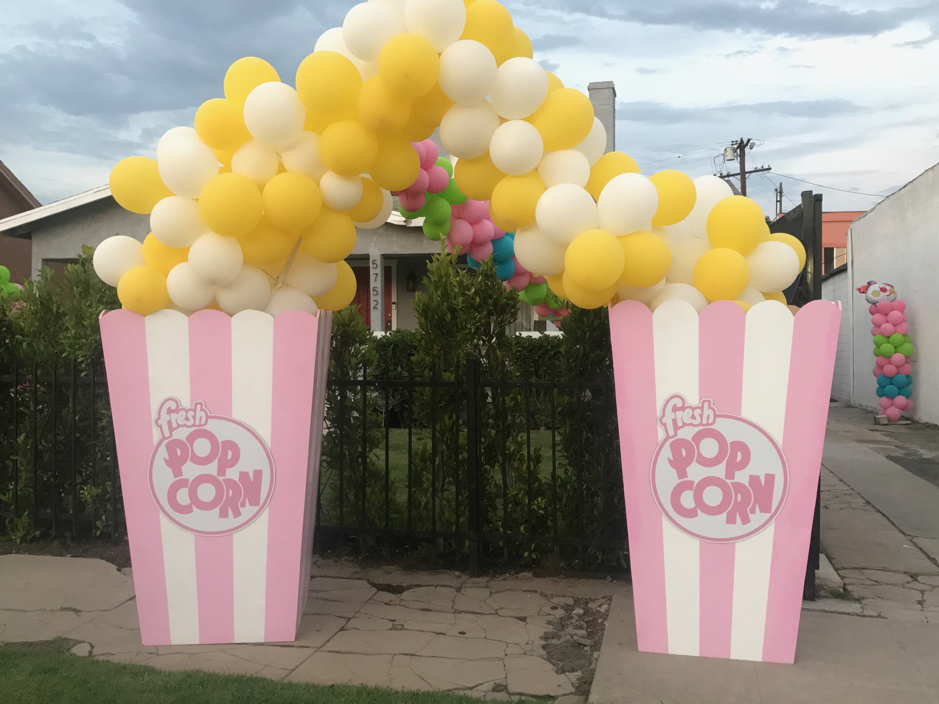 Giant Light Pink Popcorn Box