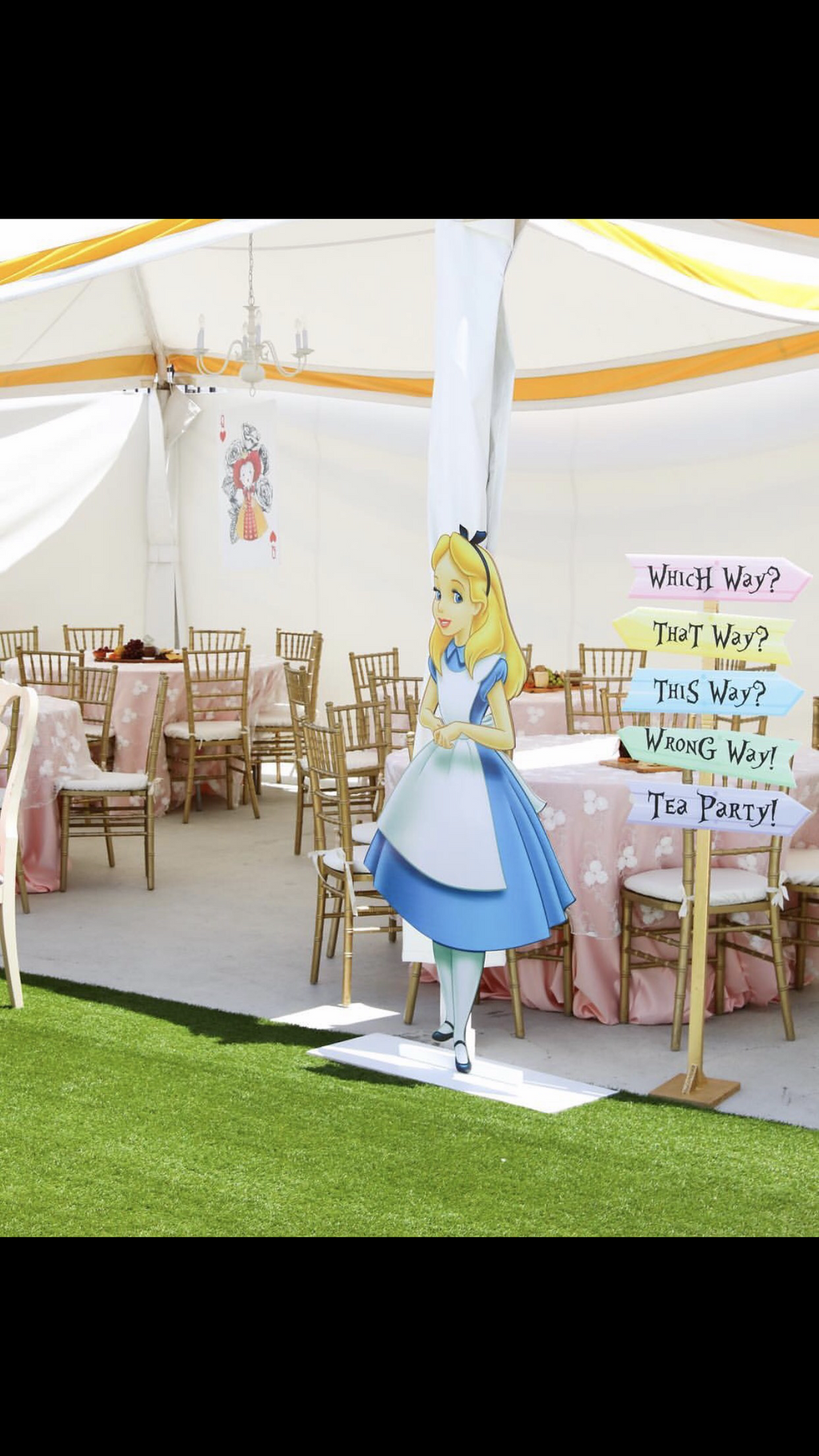 Alice Wood Cut Out Standee