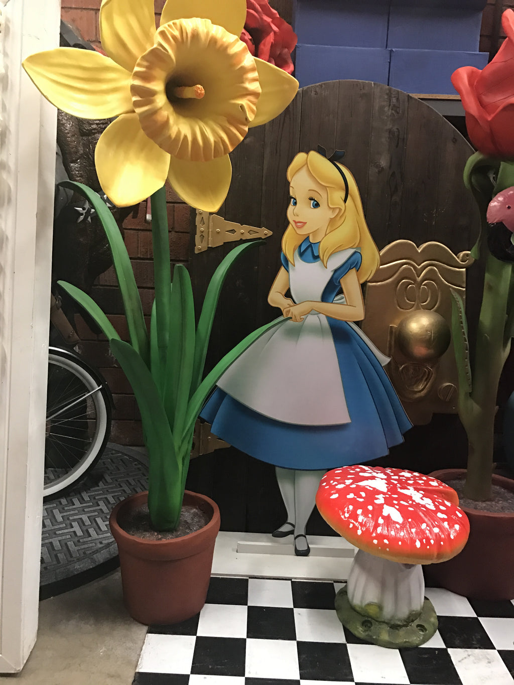 Alice Wood Cut Out Standee