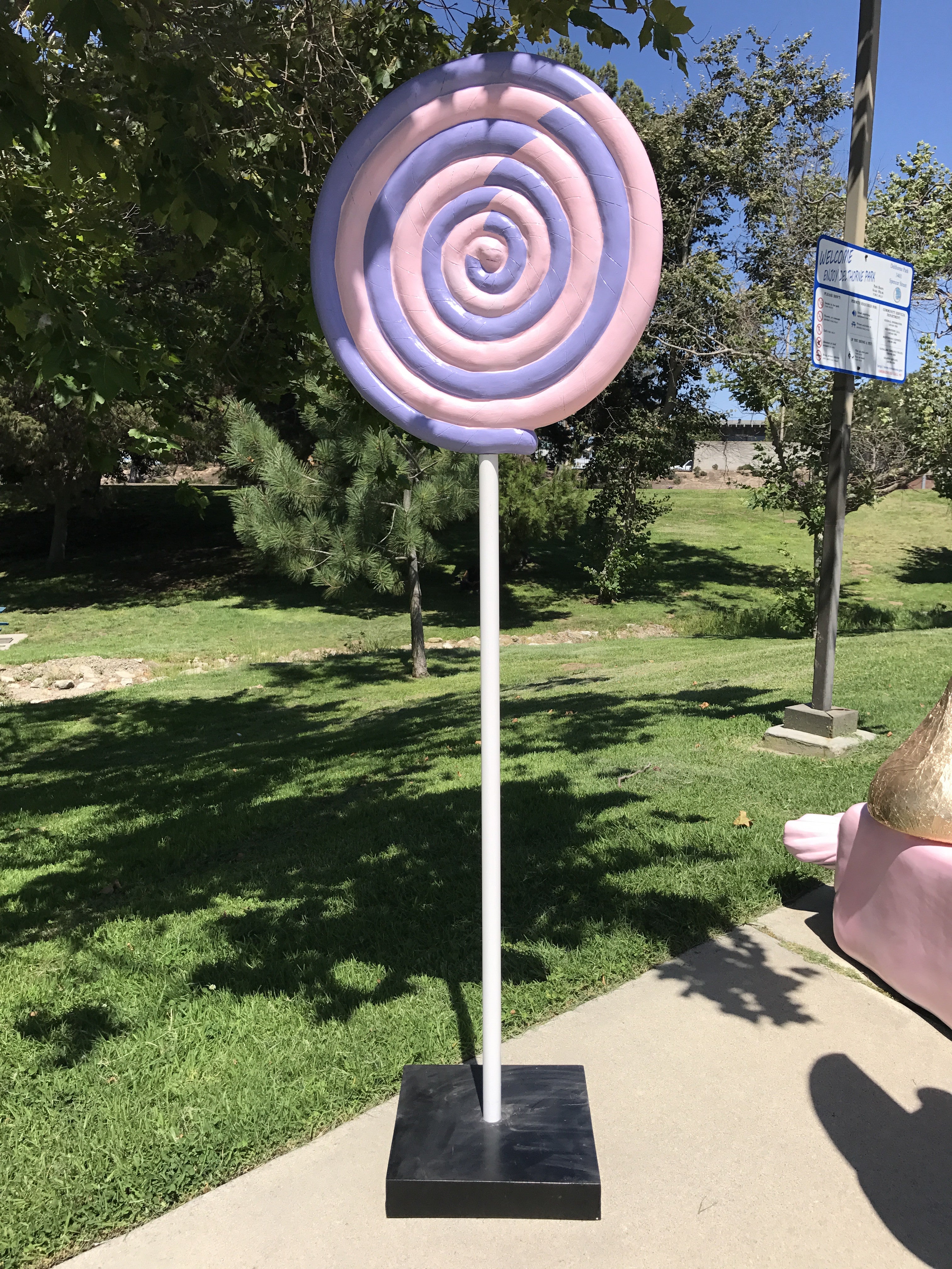 Pink & Lavender Lollipop