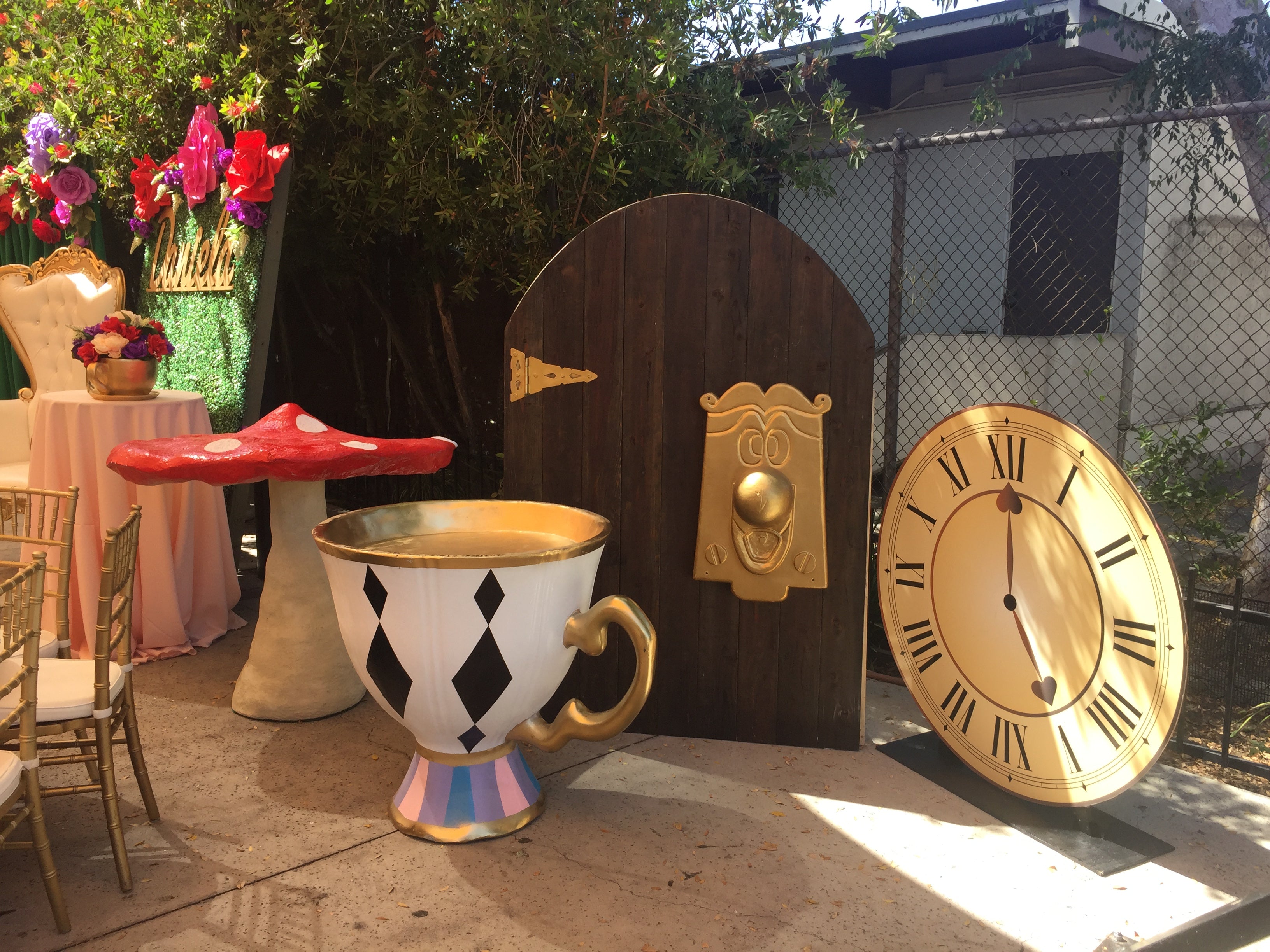 Alice in Wonderland Large Door