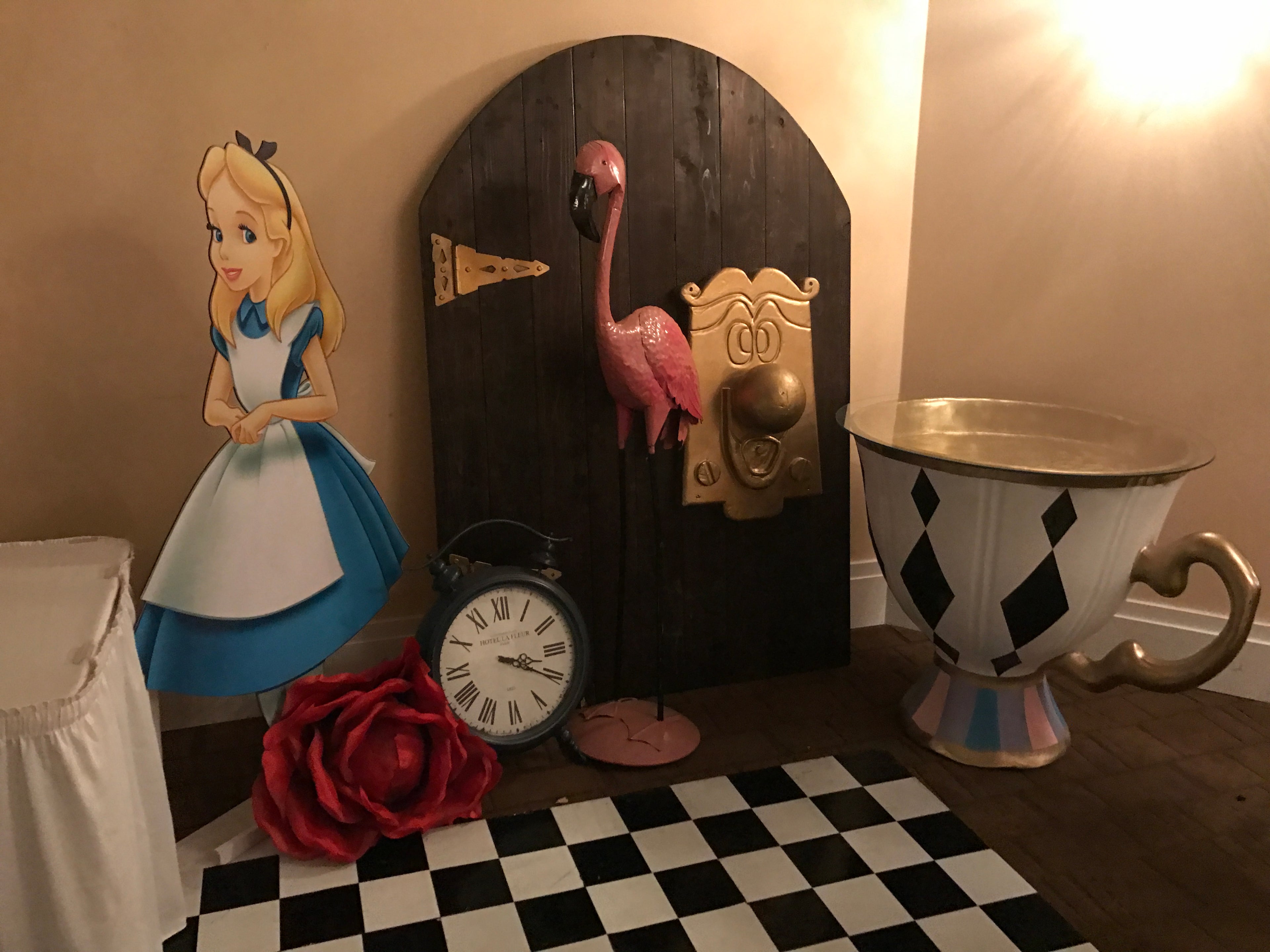Alice in Wonderland Large Door