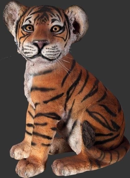 Sitting Tiger Cub