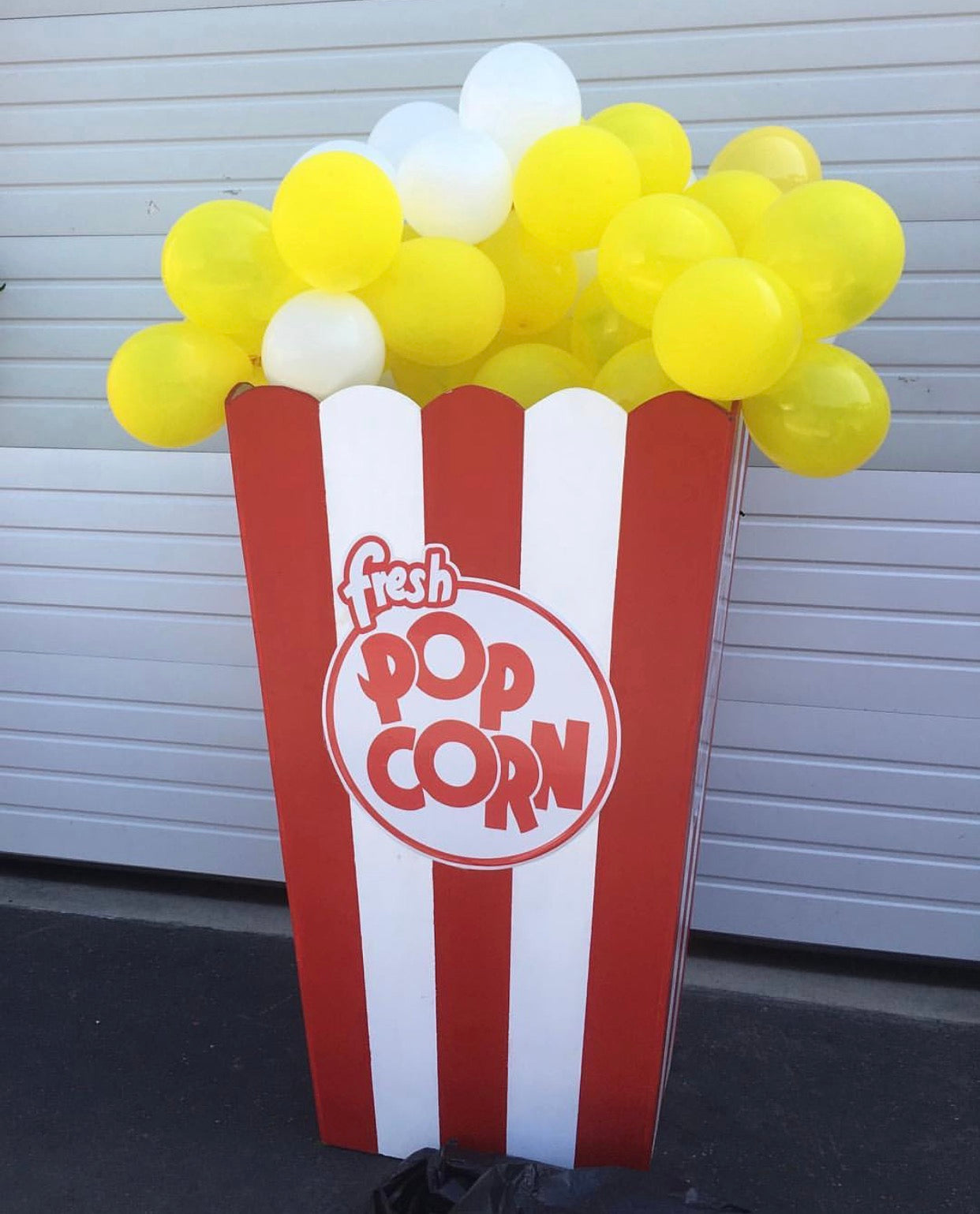 Giant Red Popcorn Box