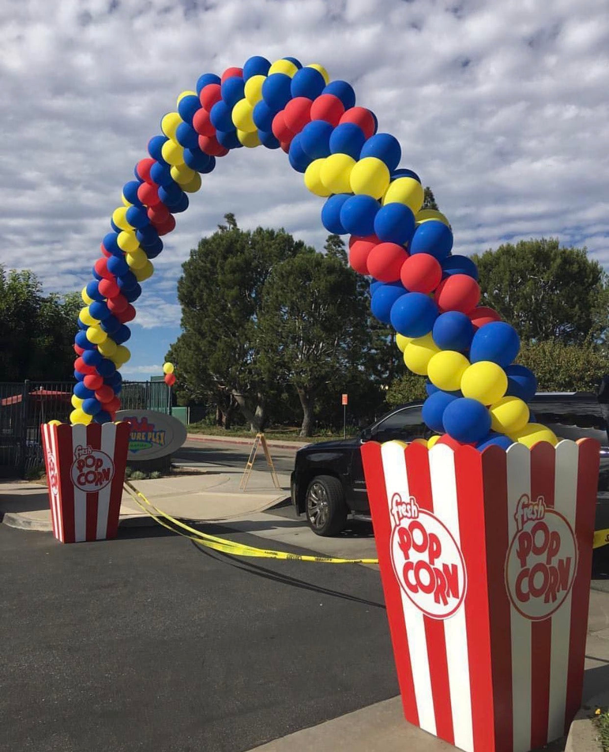 Giant Red Popcorn Box
