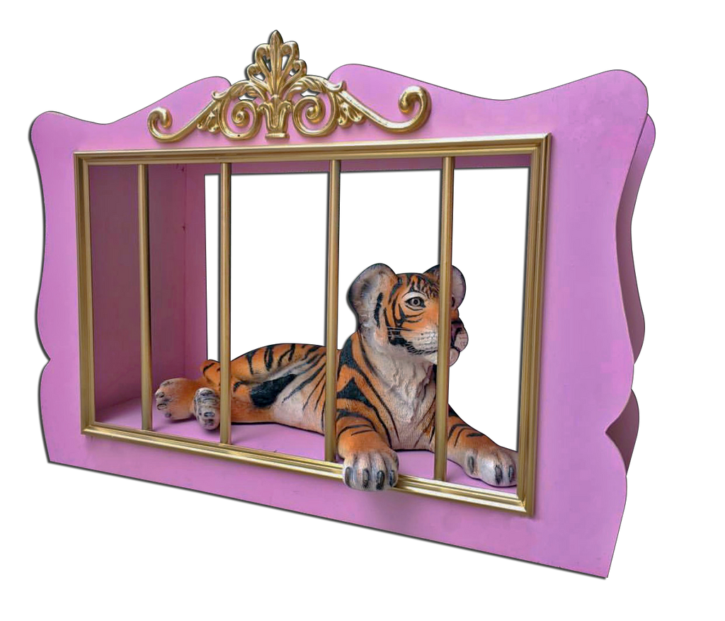 Light Pink Tiger Cage