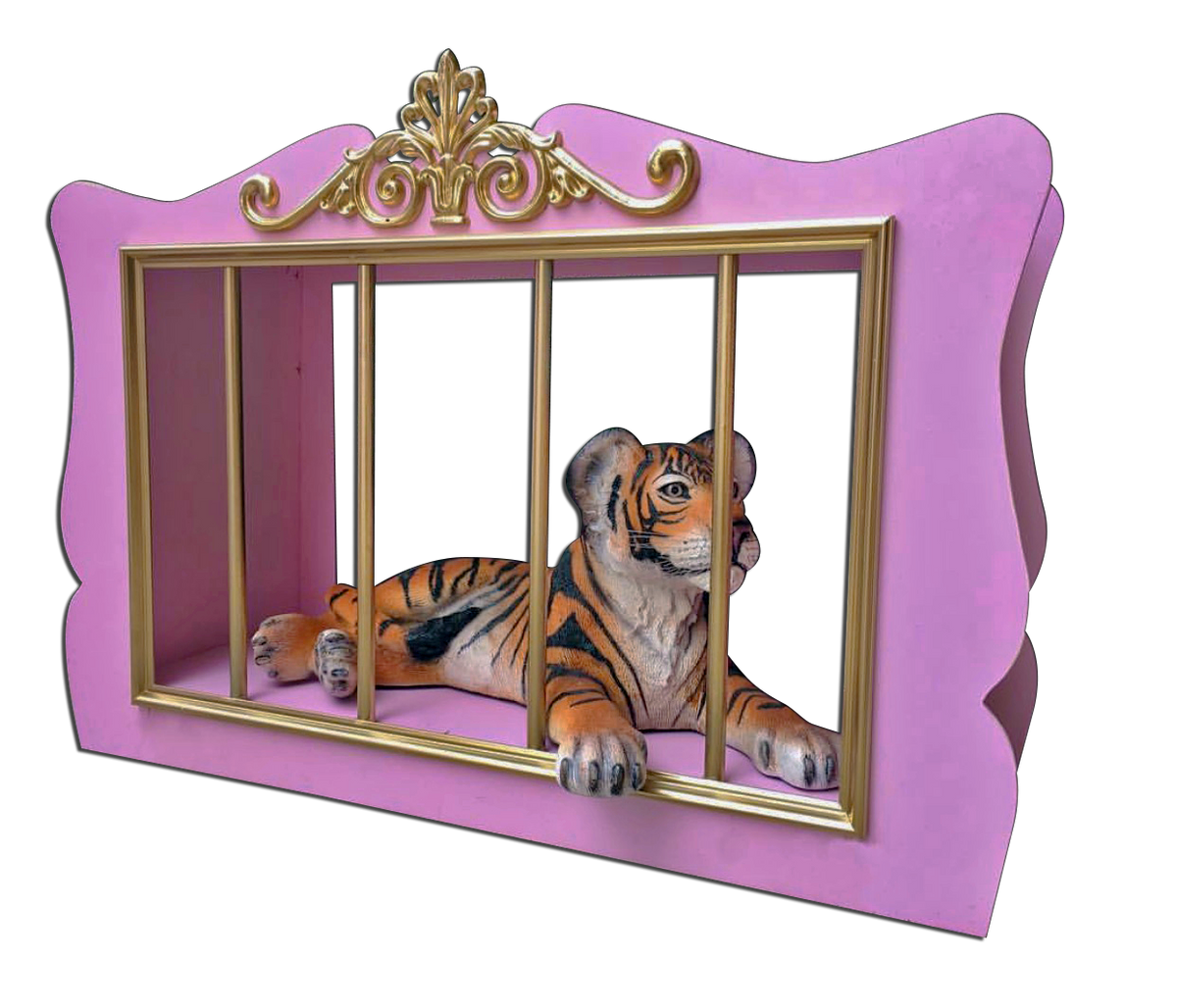 Light Pink Tiger Cage