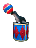Circus Seal with Drum
