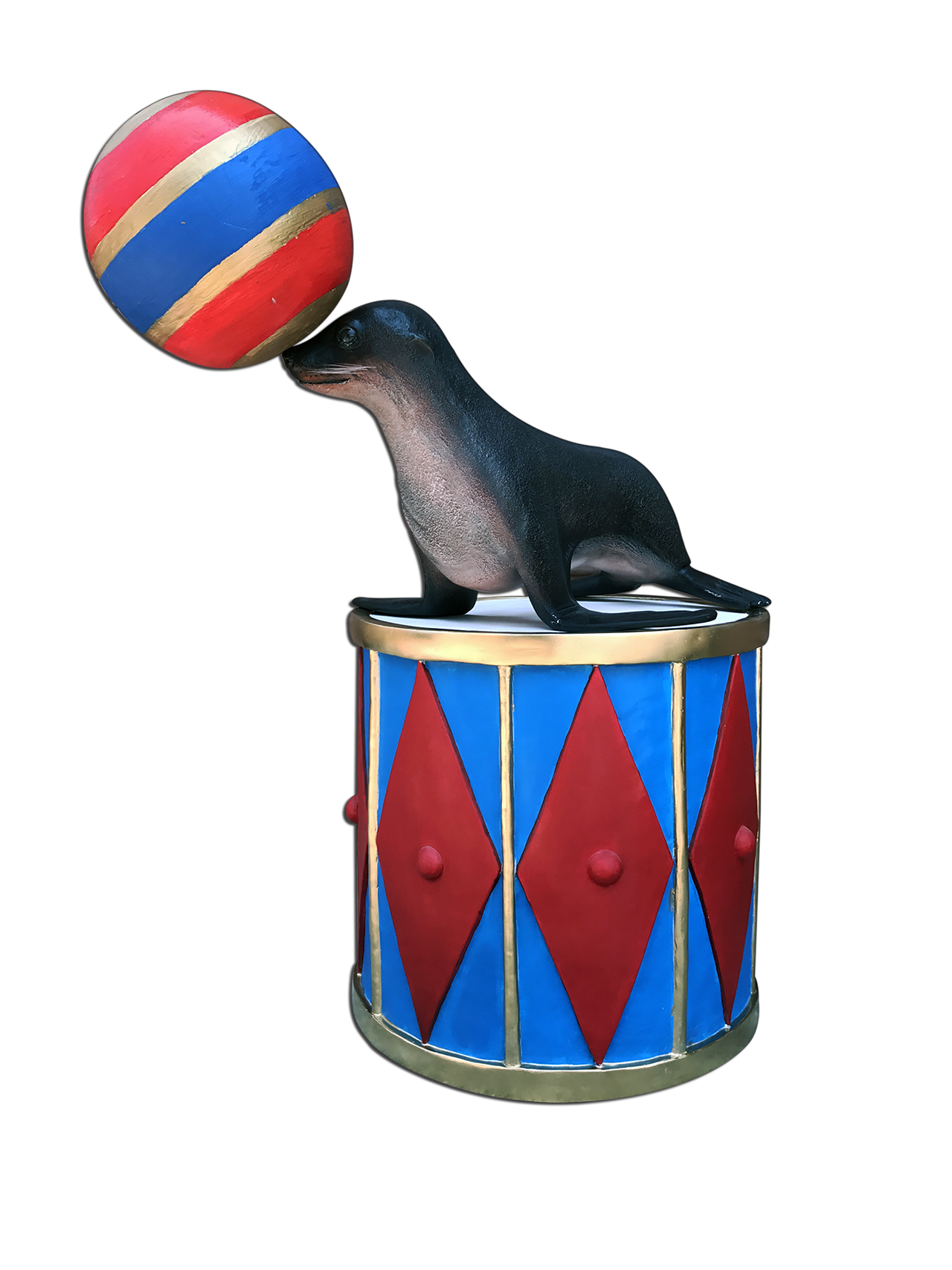 Circus Seal with Drum