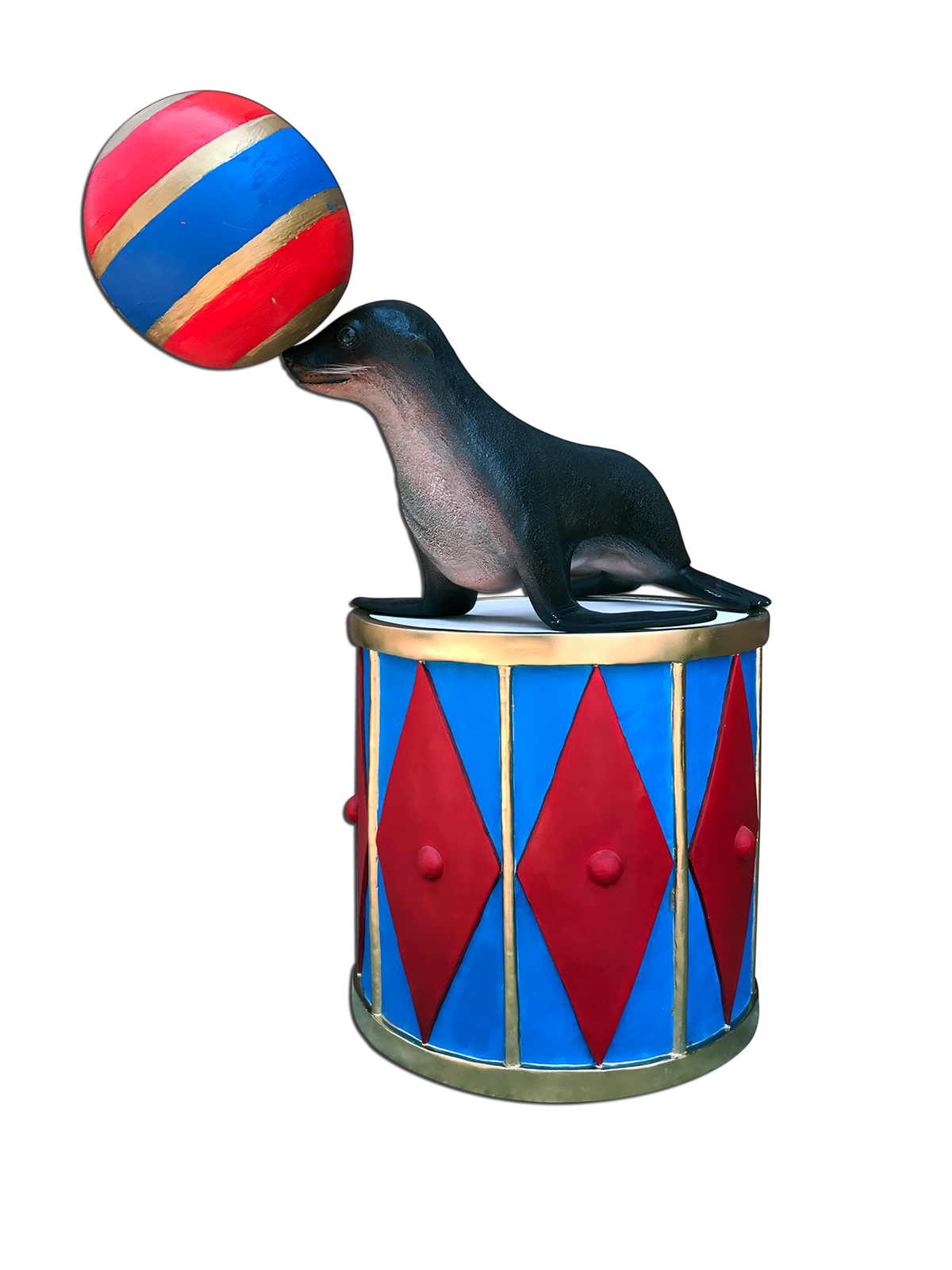 Circus Seal with Drum